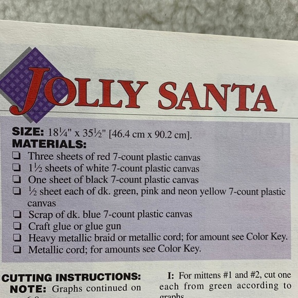 The Needlecraft Shop plastic canvas Door Greeters Christmas Halloween 1996 - Picture 7 of 10